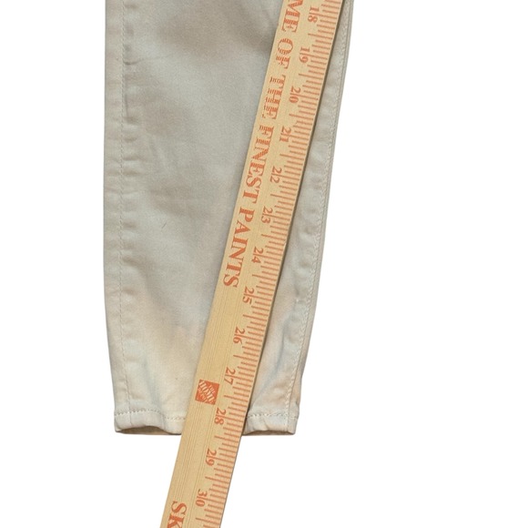 AG Adriano Goldschmied Farrah Skinny Ankle Pants Tan High Rise Women Size 29R - Picture 9 of 12